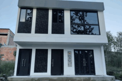 Post de instagram casa en venta moderno blanco, negro y amarillo (1)